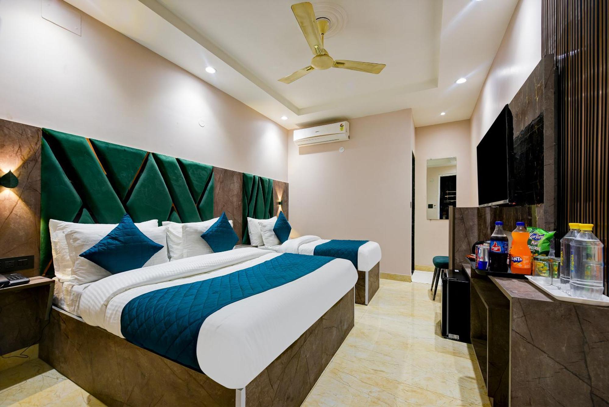The Pearl Plaza Hotel In City Centre - Near New Delhi Railway Station Exteriör bild